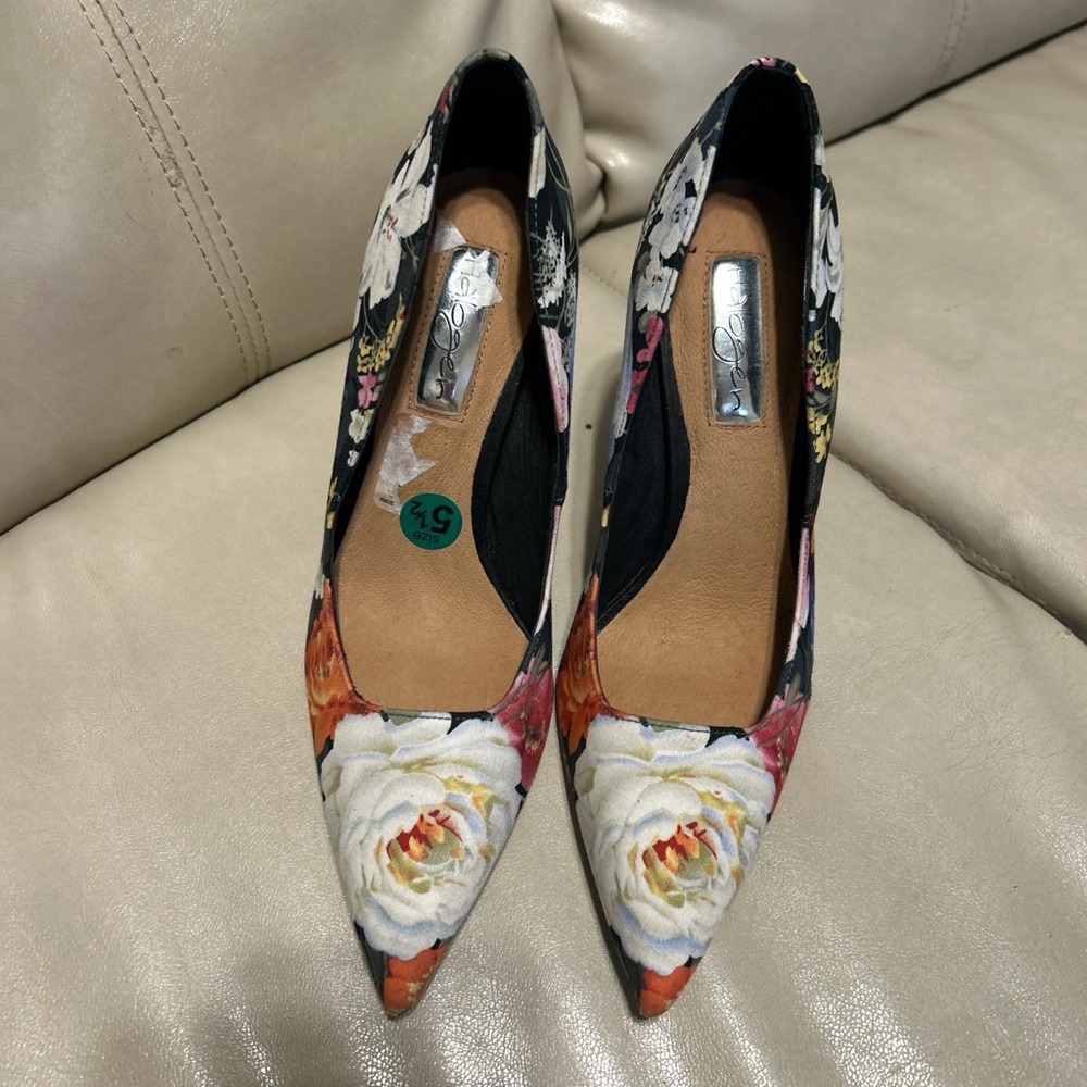 Halogen Floral Multicolor Heels - image 1